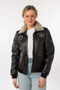 Cazadora mujer mauritius carlene black 1101 0758