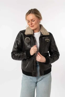 Cazadora mujer mauritius carlene black 1101 0758