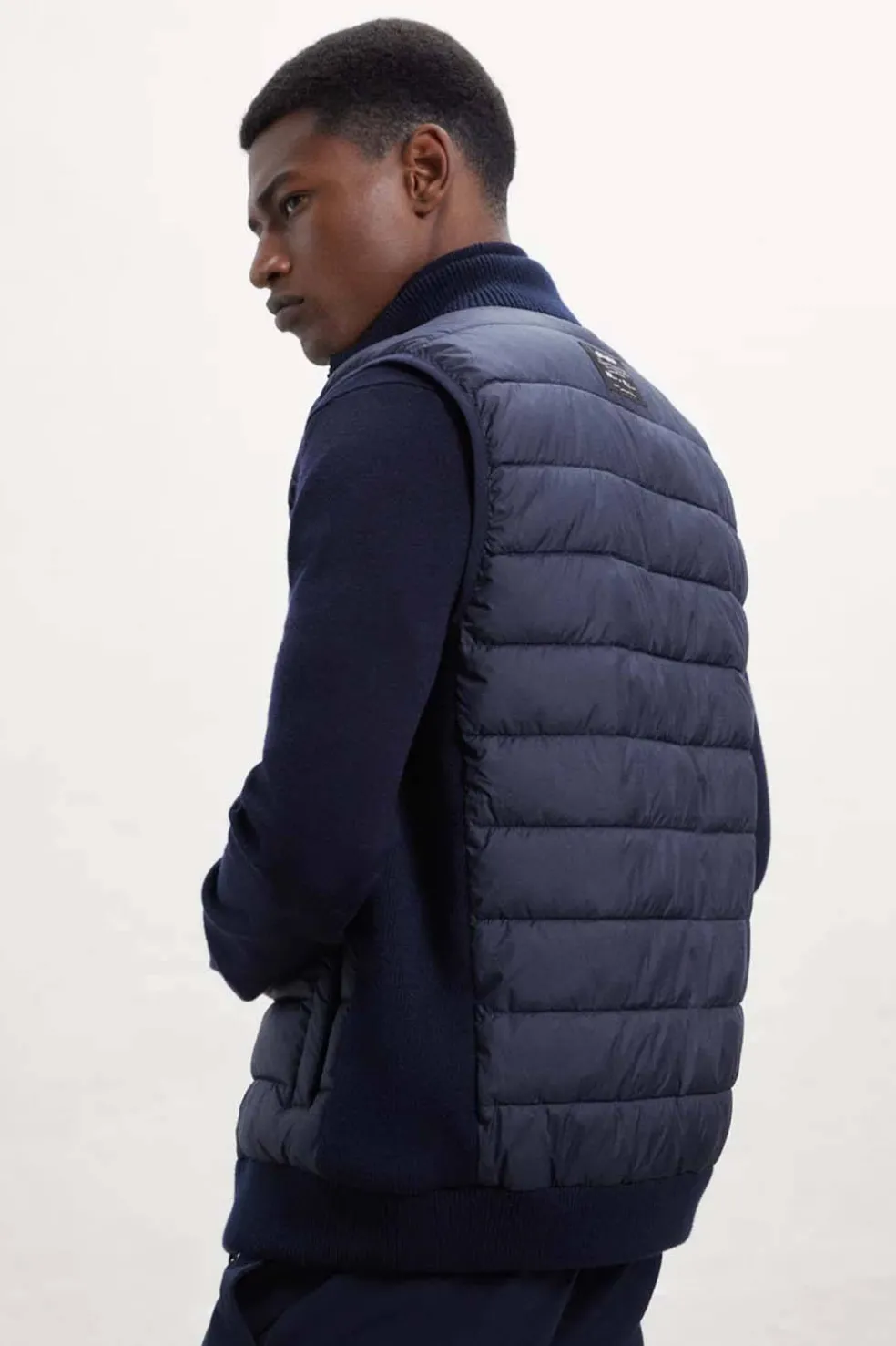 chaleco Ecoalf trim 161 deep navy