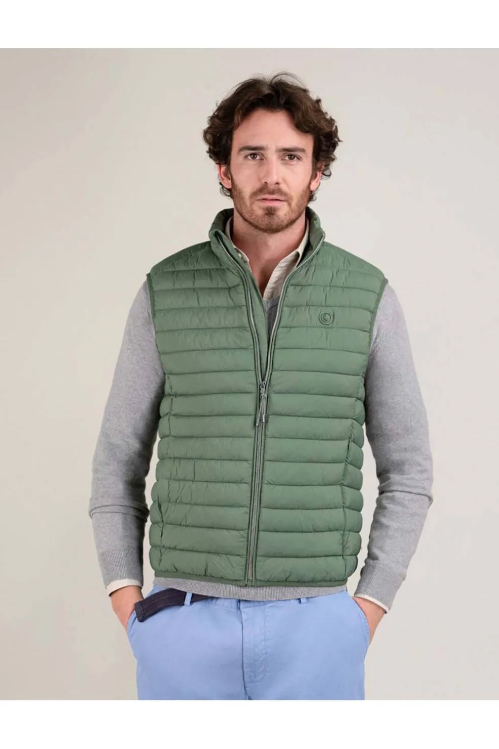 Chaleco Hombre El Ganso Acolchado Básico Verde 1040s250004