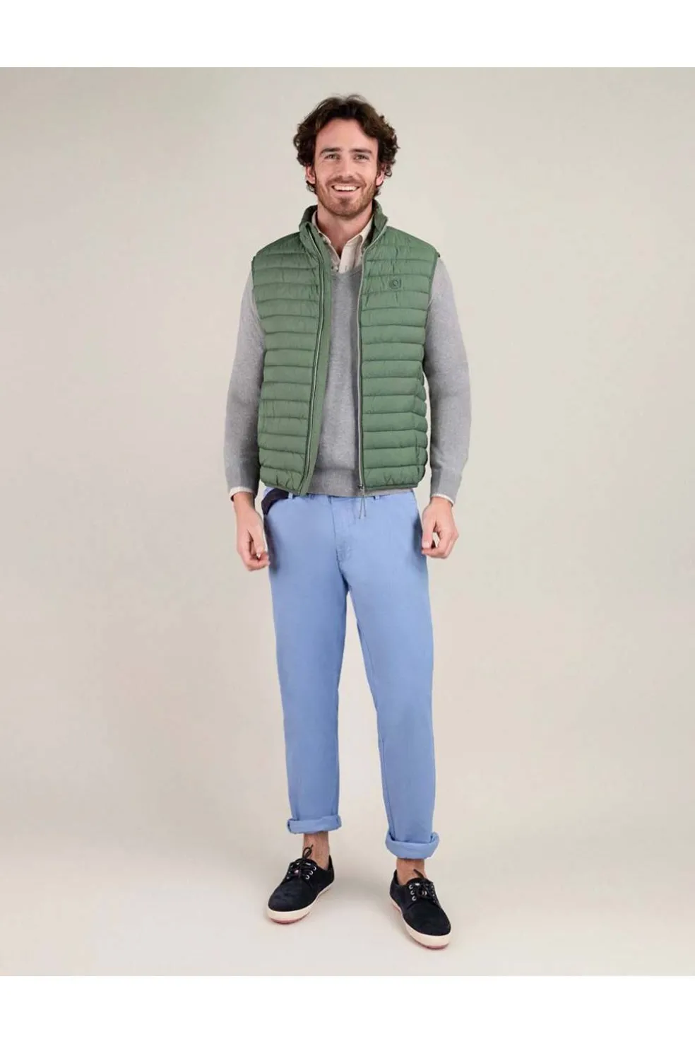 Chaleco Hombre El Ganso Acolchado Básico Verde 1040s250004