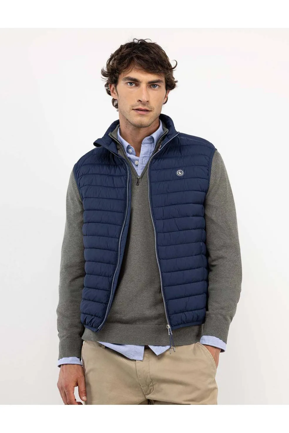 Chaleco Hombre El Ganso Acolchado Básico marino 1040w250001