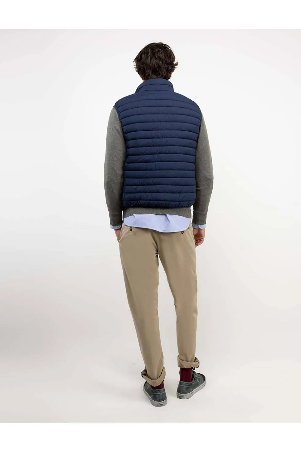 Chaleco Hombre El Ganso Acolchado Básico marino 1040w250001