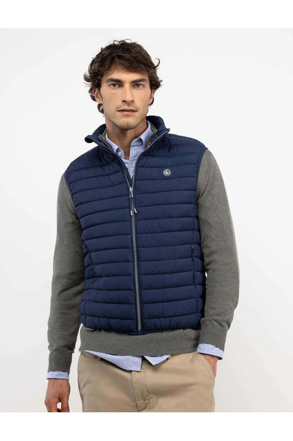 Chaleco Hombre El Ganso Acolchado Básico marino 1040w250001