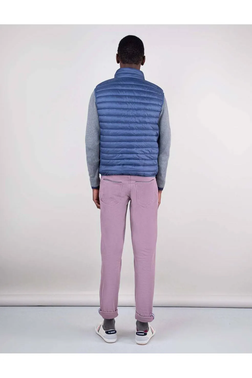 Chaleco Hombre El Ganso Acolchado Básico Azul 1040W240003