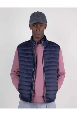 Chaleco Hombre El Ganso Acolchado Básico Marino 1040W240004