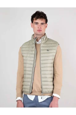 Chaleco Hombre El Ganso Acolchado Básico Beige 1040W240001