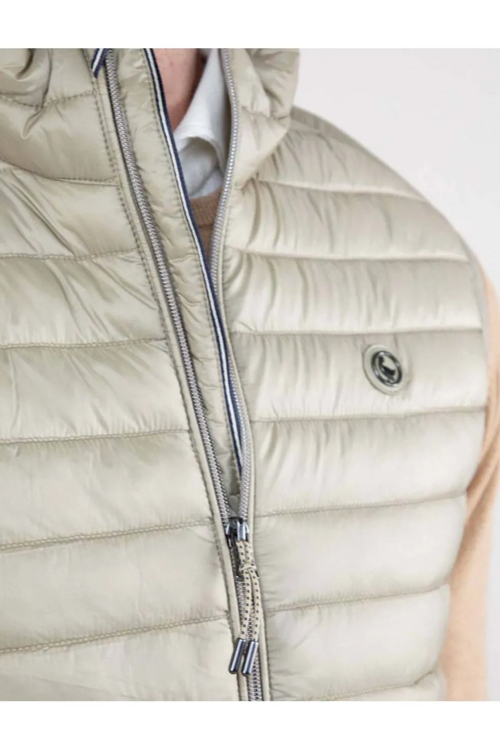 Chaleco Hombre El Ganso Acolchado Básico Beige 1040W240001