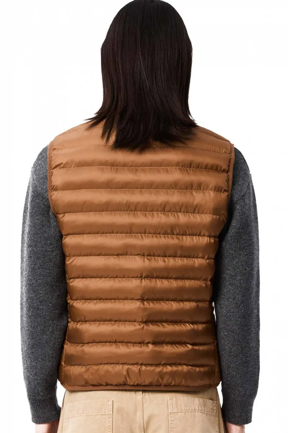 Chaleco Hombre Lacoste BH2886 Marrón SIX