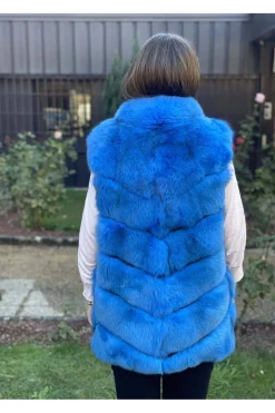 chaleco Medinapiel p421 azul