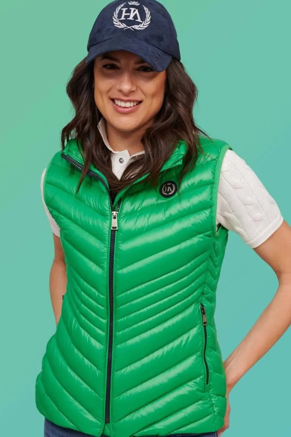 Chaleco Mujer Henry Arroway Victoria Verde