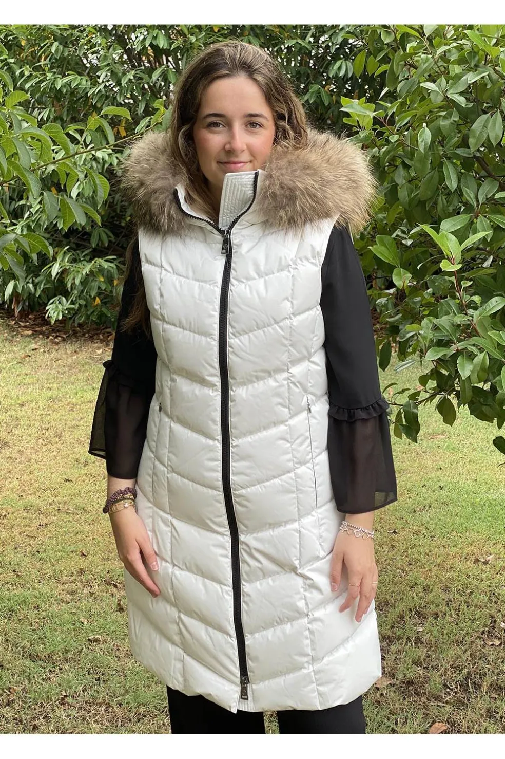 Chaleco Mujer Henry Arroway Jana Nacre