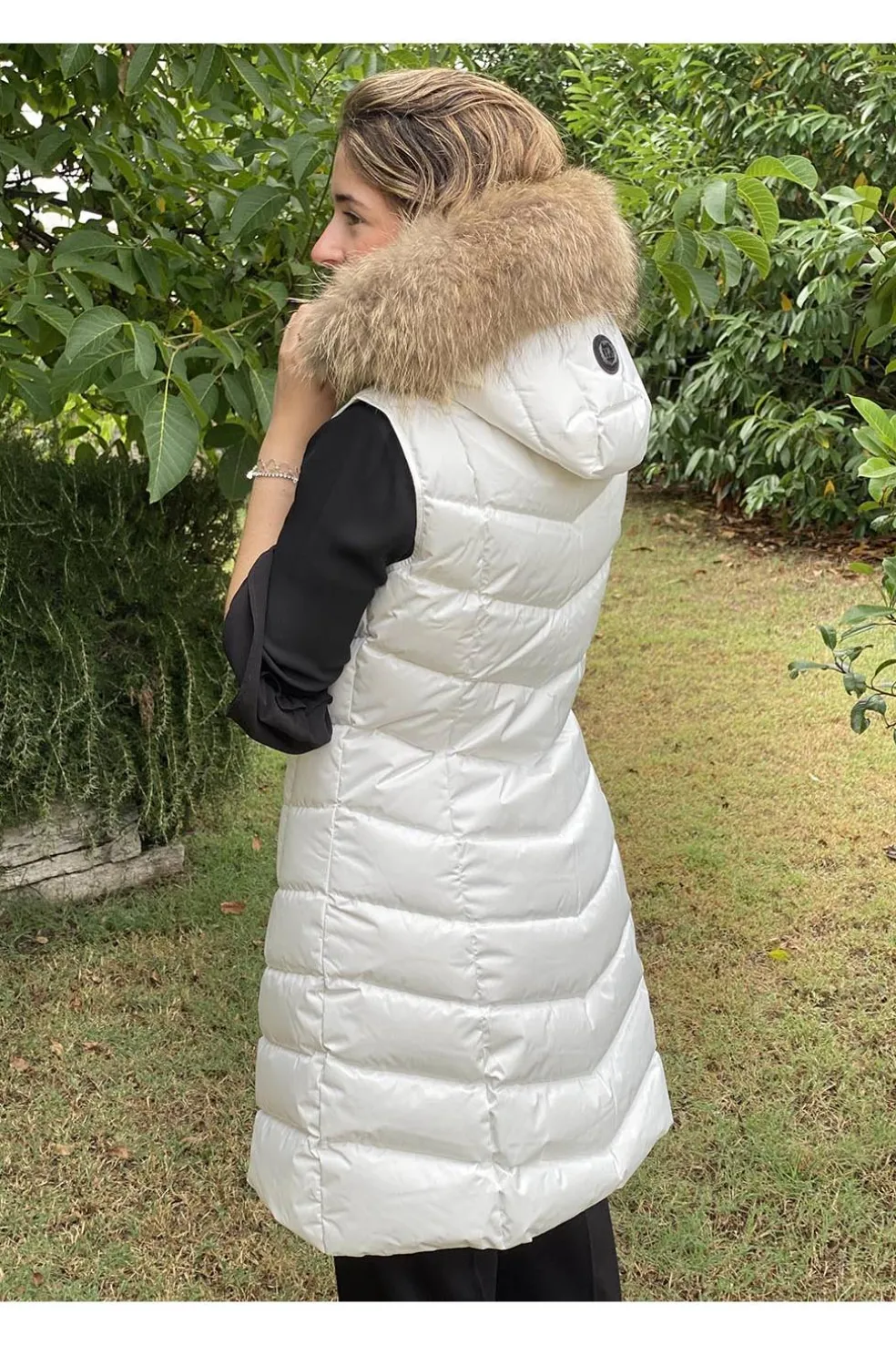 Chaleco Mujer Henry Arroway Jana Nacre