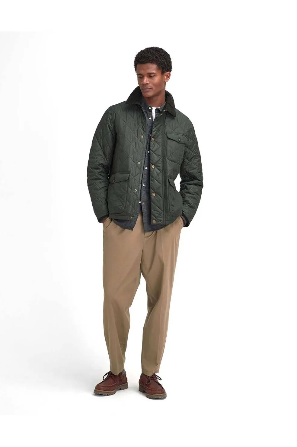 chaqueta acolchada barbour hornby mqu1808gn71