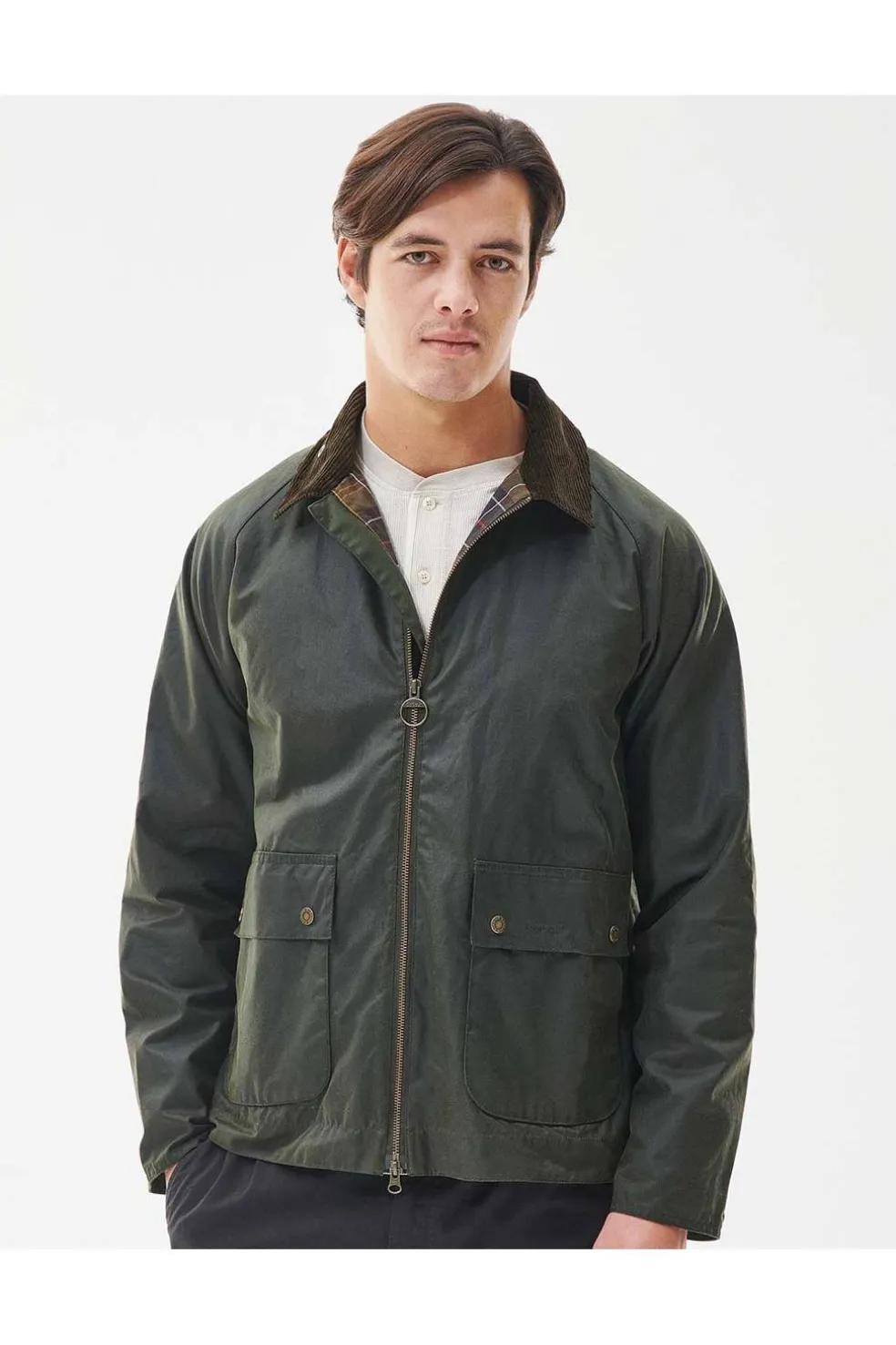 chaqueta corta encerada barbour bedale mwx2205ol52