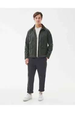 chaqueta corta encerada barbour bedale mwx2205ol52