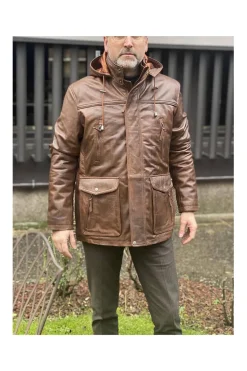 Chaqueta Hombre Cuero MDP Guptal Antique