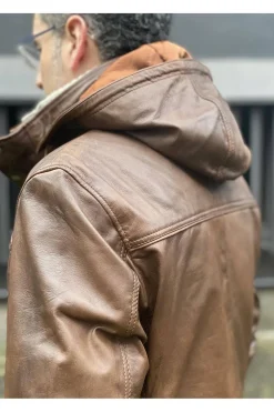 Chaqueta Hombre Cuero MDP Guptal Antique