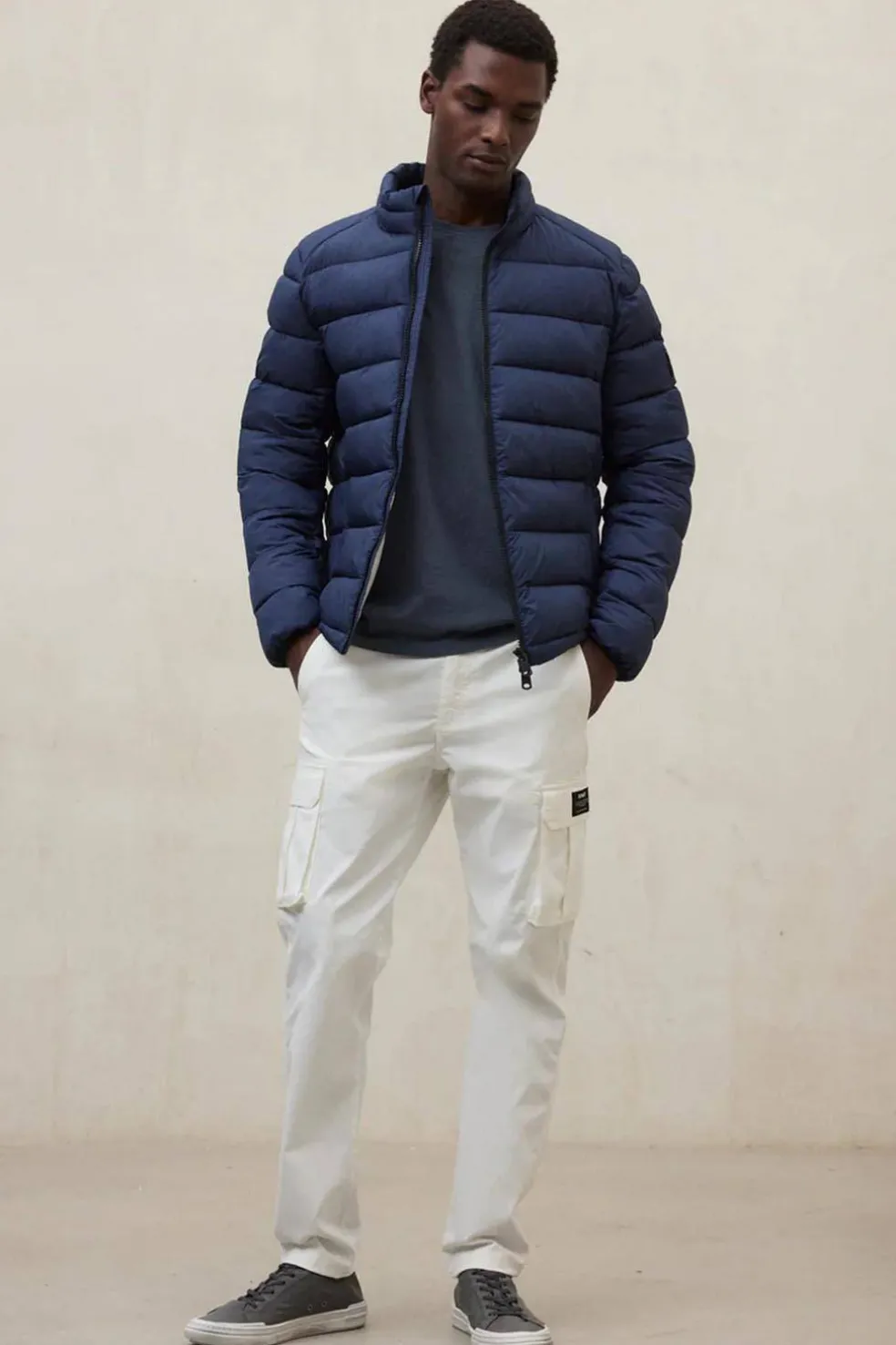 Chaqueta Hombre Ecoalf Beret 601 Blue Navy