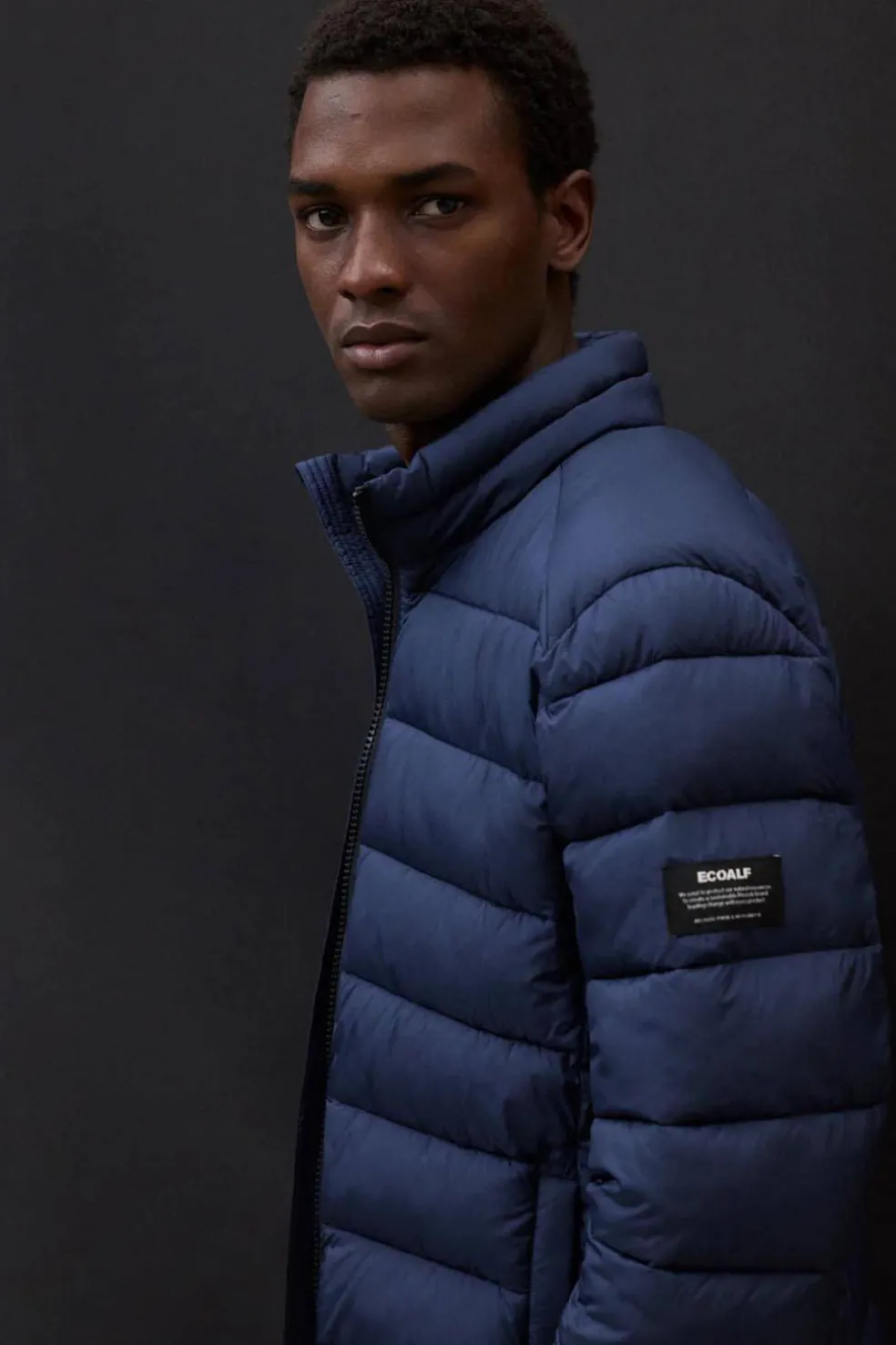 Chaqueta Hombre Ecoalf Beret 601 Blue Navy