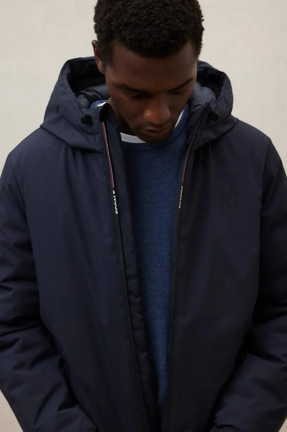 Chaqueta Hombre Ecoalf Cartes 161 Deep Navy