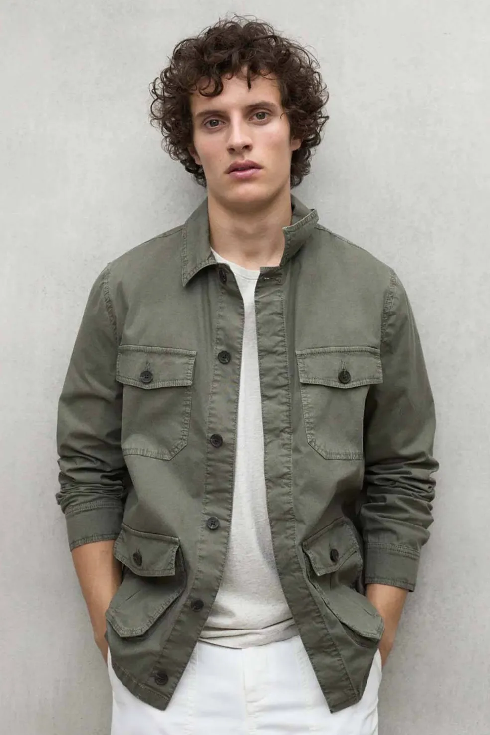 Chaqueta Hombre Ecoalf Sahara 128 Olive