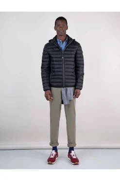 Chaqueta Hombre El Ganso Acolchada Básica Negro 1040W240011