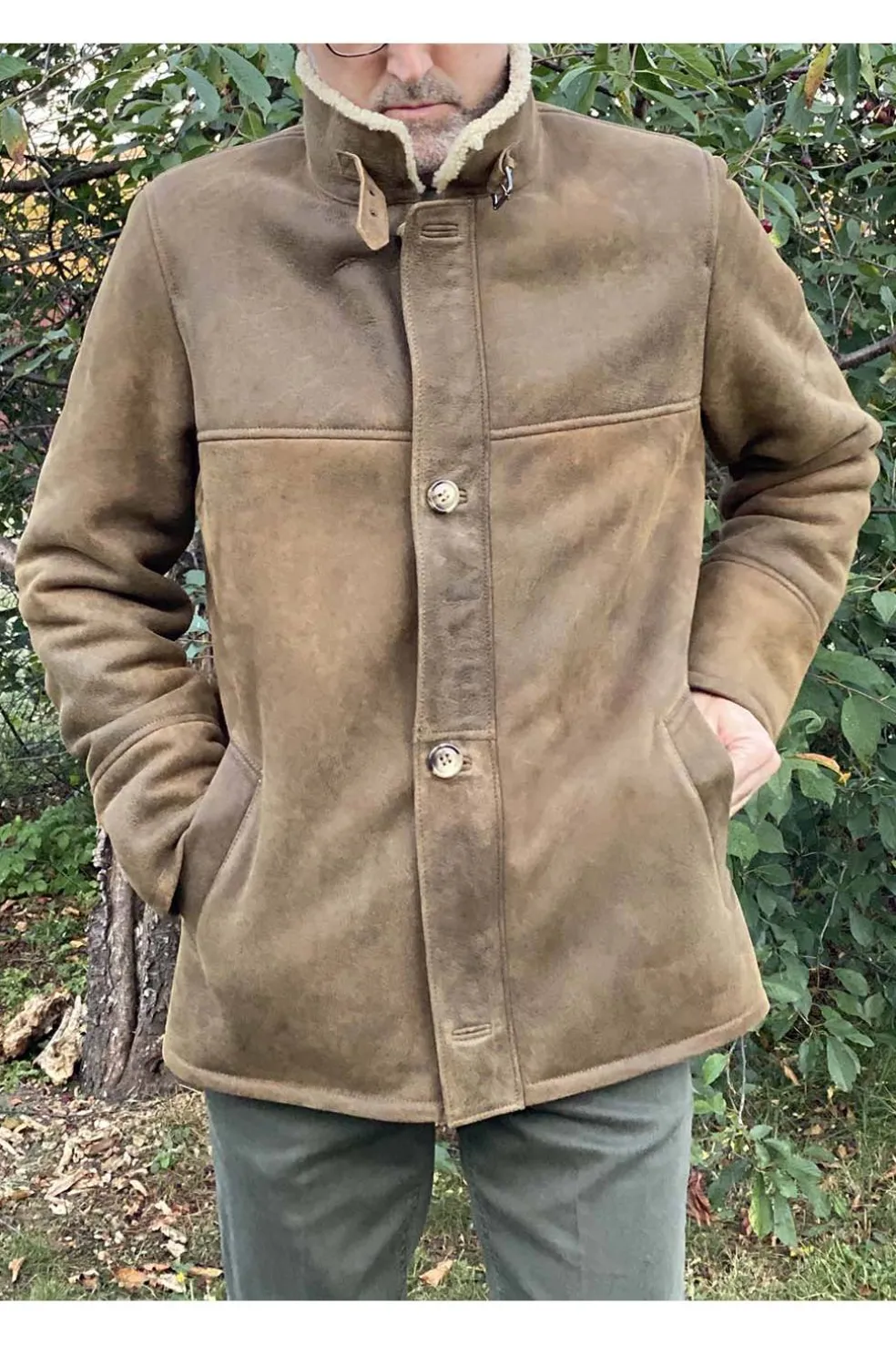 Chaqueta medinapiel pelliza 16350 black foot