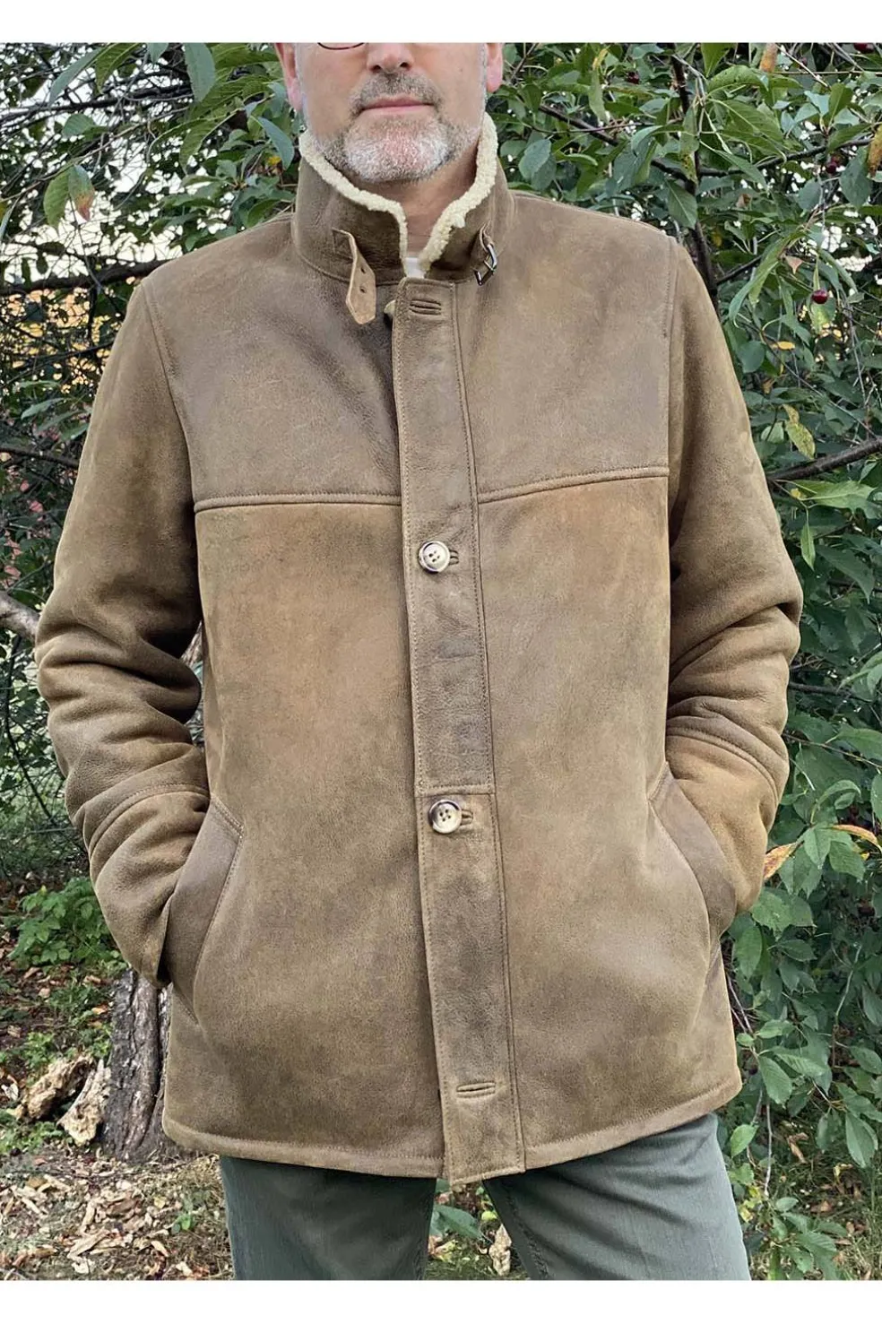 Chaqueta medinapiel pelliza 16350 black foot