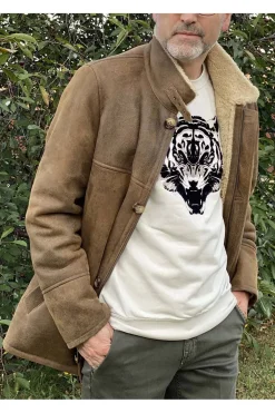 Chaqueta medinapiel pelliza 16350 black foot