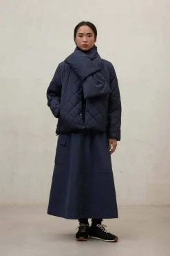 chaqueta Mujer Ecoalf geres 546 dark chocolate