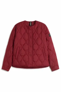 chaqueta Mujer Ecoalf musa onion 655 crimson red