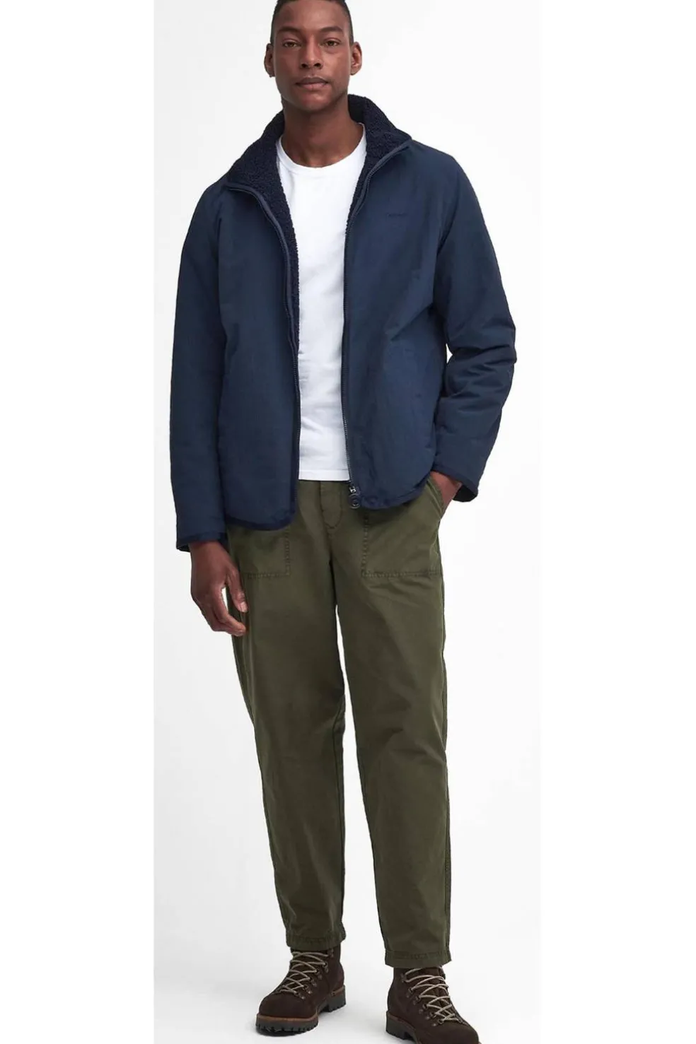 Chaqueta Reversible Hombre Barbour Fleece MFL0195NY71 Navy