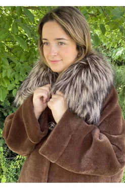 Chaquetón Mujer Medinapiel ALK51 Brown