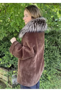 Chaquetón Mujer Medinapiel ALK51 Brown