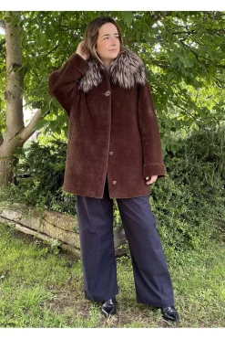 Chaquetón Mujer Medinapiel ALK51 Brown