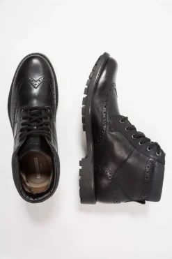 Clarks Curington Rise Black Smooth leather