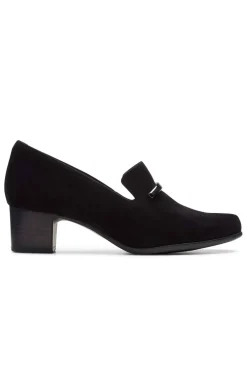 Clarks Un Damson Lane Black Suede