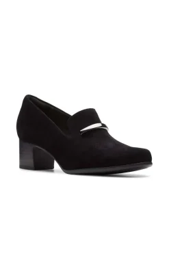 Clarks Un Damson Lane Black Suede