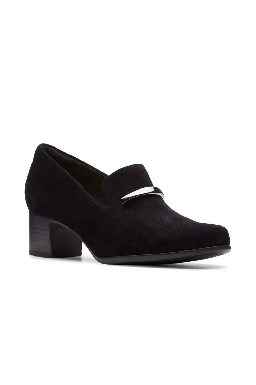 Clarks Un Damson Lane Black Suede