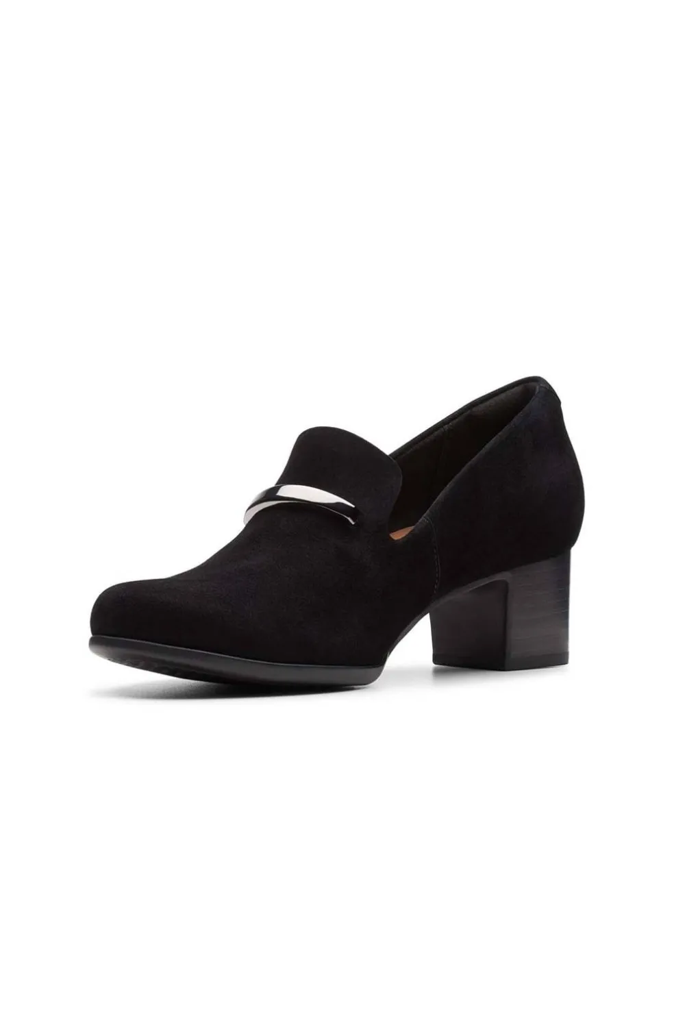 Clarks Un Damson Lane Black Suede