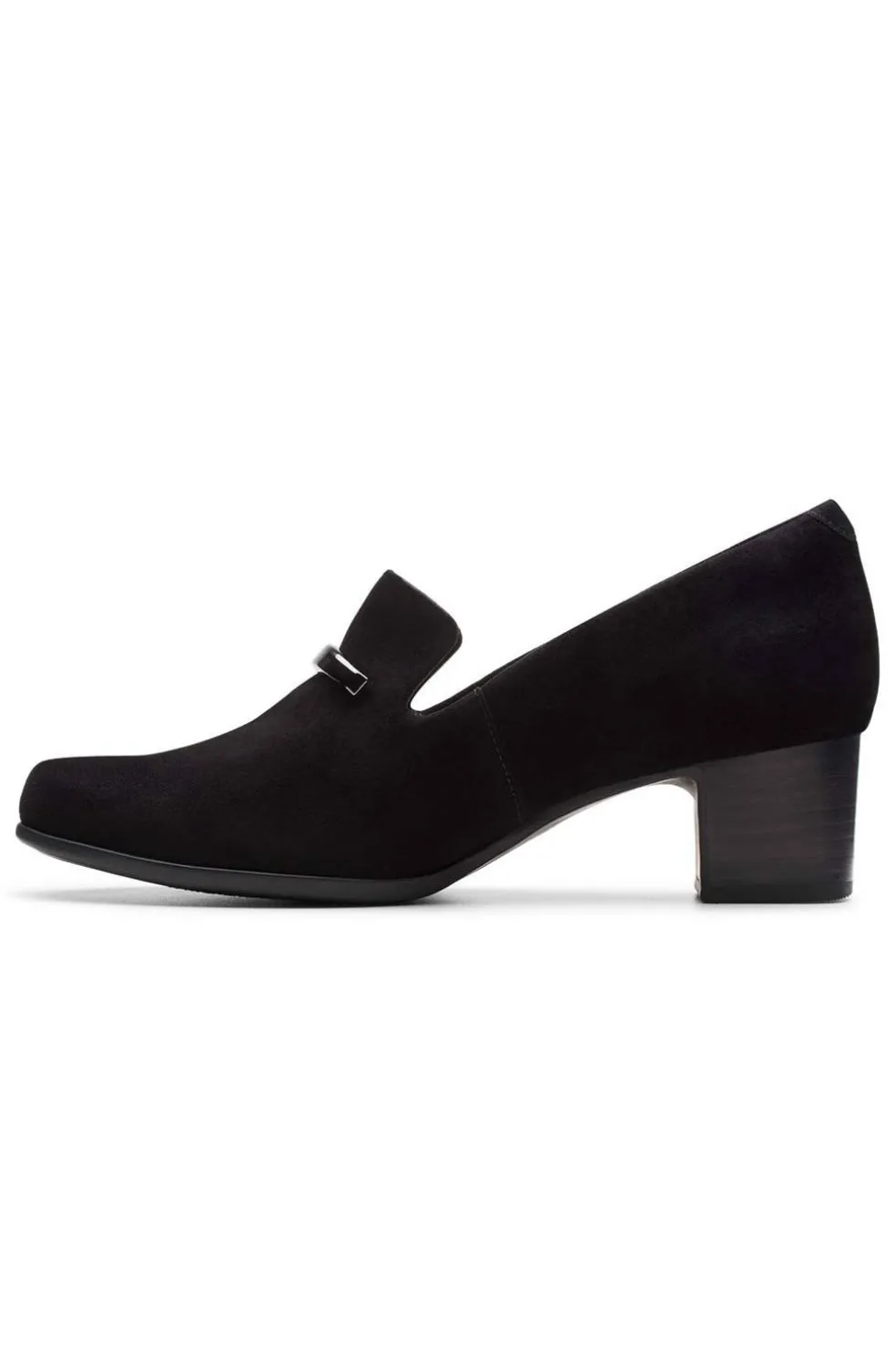 Clarks Un Damson Lane Black Suede
