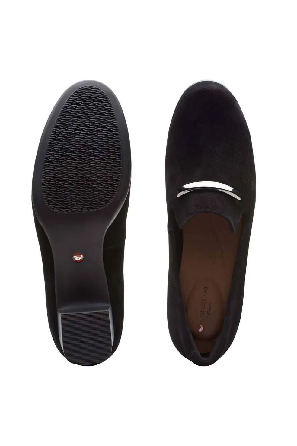 Clarks Un Damson Lane Black Suede