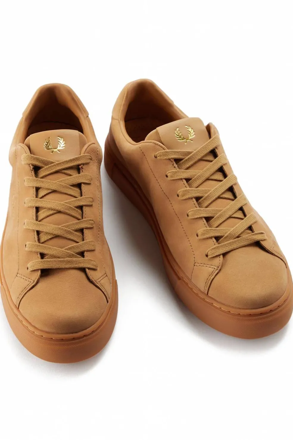 Deportivo Fred Perry B6330 B71 Oiled Nubuck Copper Gold
