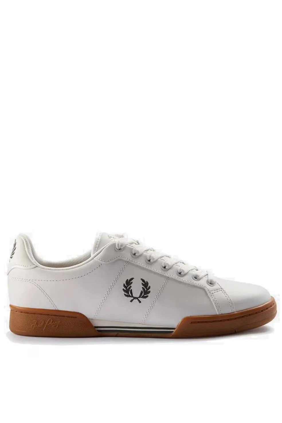 Deportivo Fred Perry B6311 B722 Leather Snow White