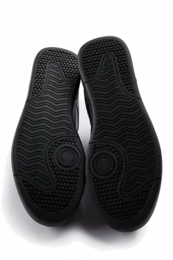 Deportivo Fred Perry B6318 B300 TEXTURED LEATHER Black