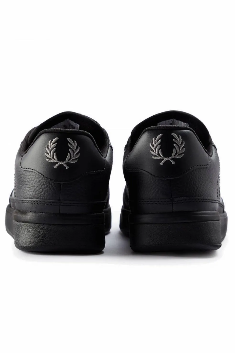 Deportivo Fred Perry B6318 B300 TEXTURED LEATHER Black