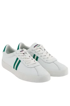 Deportivo Hombre El Ganso Piel Blanca Cinta Verde 4110W240046