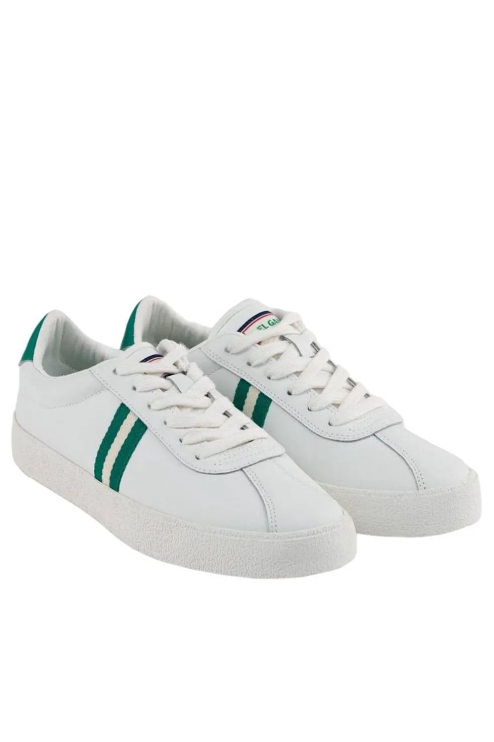 Deportivo Hombre El Ganso Piel Blanca Cinta Verde 4110W240046