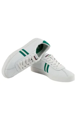 Deportivo Hombre El Ganso Piel Blanca Cinta Verde 4110W240046